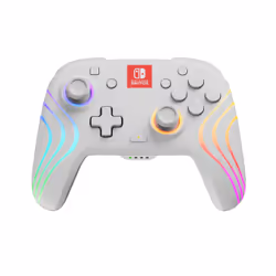 PDP Afterglow Wave Blanc Manette de jeu Analogique/Numérique Nintendo Switch, Nintendo Switch OLED - Vue supplémentaire 9