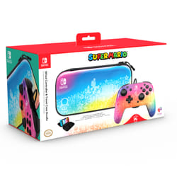 PDP Ensemble avec étui de voyage et manette REMATCH : Star Spectrum, Pour Nintendo Switch, Nintendo Switch Lite et Nintendo Switch - Modèle OLED