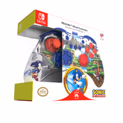 PDP Manette filaire REALMz: Sonic Green Hill Zone, Pour Nintendo Switch et Nintendo Switch - Modèle OLED - Vue supplémentaire 13