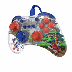 PDP Manette filaire REALMz: Sonic Green Hill Zone, Pour Nintendo Switch et Nintendo Switch - Modèle OLED - Vue supplémentaire 4