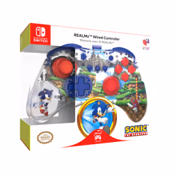 PDP Manette filaire REALMz: Sonic Green Hill Zone, Pour Nintendo Switch et Nintendo Switch - Modèle OLED - Vue supplémentaire 9