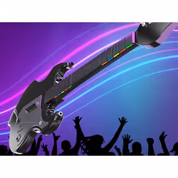 PDP Riffmaster Noir, Gris Guitare Analogique/Numérique PC, Xbox One, Xbox Series S, Xbox Series X - Vue supplémentaire 17