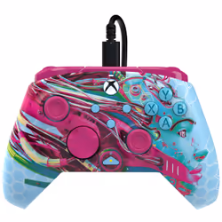 PDP REMATCH GLOW Advanced Multicolore USB Manette de jeu Analogique/Numérique PC, Xbox One, Xbox Series S, Xbox Series X