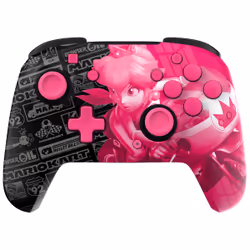 PDP Rematch Glow, Manette de jeu, Nintendo Switch, Nintendo Switch OLED, Bouton d'accueil, Croix directionnelle, Touche Parta ...