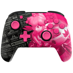 PDP Rematch Glow Noir, Rose Manette de jeu Analogique/Numérique Nintendo Switch, Nintendo Switch OLED