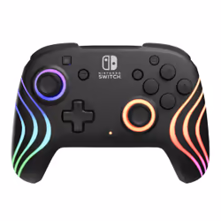 PDP Afterglow Wave, Manette de jeu, Nintendo Switch, Nintendo Switch Lite, Nintendo Switch OLED, Croix directionnelle, Touche ...