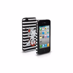 SBS IP1039EU, Housse, Apple, iPhone 4/4S, Noir, Blanc