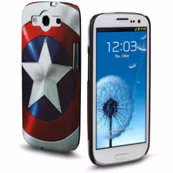 SBS Marvel, Housse, Samsung, Galaxy S III, 12,2 cm (4.8"), Bleu, Rouge, Blanc
