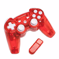 PDP Rock Candy, Manette de jeu, Playstation 3, Sans fil, RF, 2,4 GHz, Rouge