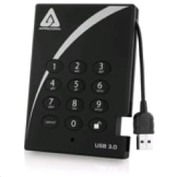 Apricorn A25-3PL256-1000 disque dur externe 1 To Noir