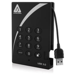 Apricorn Aegis Padlock disque dur externe 2 To Noir