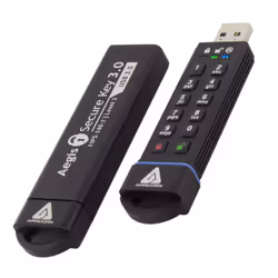 Apricorn ASK3, 16 Go, USB Type-A, 3.2 Gen 2 (3.1 Gen 2), 195 Mo/s, Casquette, Noir
