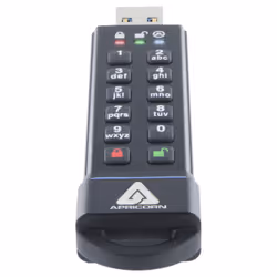 Apricorn Aegis Secure Key 3.0 lecteur USB flash 480 Go USB Type-A 3.2 Gen 1 (3.1 Gen 1) Noir - Vue supplémentaire 5