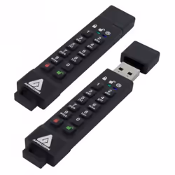 Apricorn 64GB Aegis Secure Key 3z lecteur USB flash 64 Go USB Type-A 3.2 Gen 1 (3.1 Gen 1) Noir