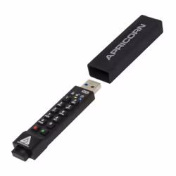 Apricorn Aegis Secure Key 3NX, 16 Go, USB Type-A, 3.2 Gen 1 (3.1 Gen 1), 77 Mo/s, Casquette, Noir