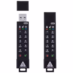 Apricorn ASK3-NX-64GB lecteur USB flash 64 Go USB Type-A 3.2 Gen 2 (3.1 Gen 2) Noir