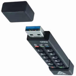 Apricorn ASK3-NX-64GB lecteur USB flash 64 Go USB Type-A 3.2 Gen 2 (3.1 Gen 2) Noir
