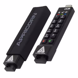 Apricorn Aegis Secure Key 3NXC, 16 Go, USB Type-A, 3.2 Gen 1 (3.1 Gen 1), Casquette, 22 g, Noir