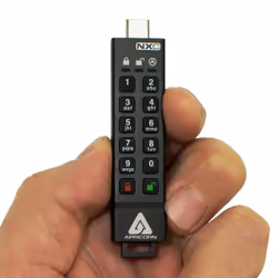 Apricorn Aegis Secure Key 3NXC lecteur USB flash 64 Go USB Type-A 3.2 Gen 1 (3.1 Gen 1) Noir - Vue supplémentaire 6