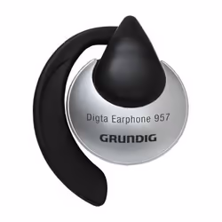 Grundig PCC9573, Avec fil, Écouteurs, Noir, Argent