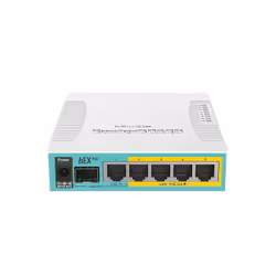 Mikrotik hEX PoE Routeur connecté Blanc - Vue supplémentaire 4