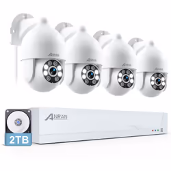 Description générale Le kit de caméra de surveillance ANRAN 5MP FHD est conçu pour offrir une sécurité optimale avec une réso ...