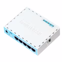 Mikrotik RB750GR3, Ethernet WAN, Gigabit Ethernet, Turquoise, Blanc