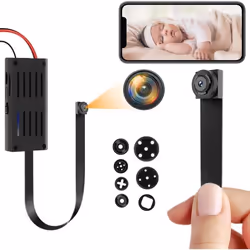 Mini Caméra Espion WiFi Igzyz 1080P HD Caméra Cachée sans Fil Portable DIY Nanny Cam avec Détection de Mouvement Mini Caméras ...