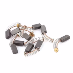 SOURCING MAP Moteur Carbone Brosses 12mm x 6mm x 4mm pour Générique Électrique Moteur 10Pcs