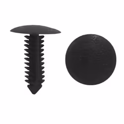Rivet de fixation SOURCING MAP 6mm Trou Plastique Clip de retenue Panneau de garniture Porte Voiture Noir 50Pcs