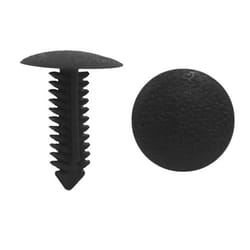 Rivet de fixation SOURCING MAP 6mm Trou Plastique Clip de retenue Panneau de garniture Porte Voiture Noir 50Pcs