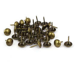 Clou de tapisserie SOURCING MAP 35Pcs 11mm Diamètre Clous Tapissier Rond Tête Punaise Décoratif Punaise Clou Ameublement