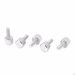 Cache Vis SOURCING MAP 5Pcs M4 x 12 mm Vis Moletée à tête plate vis à oreilles pour Boîtier dordinateur en acier inoxydable