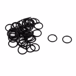 SOURCING MAP Joint Torique 10mm OD 8mm ID 1mm Largeur Métrique Nitrile Caoutchouc Joint Étanchéité 50Pcs