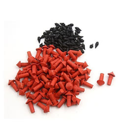 SOURCING MAP Bouchons d᾿insertion de réparation de pneu universels rouge noir 7mm 170Pcs