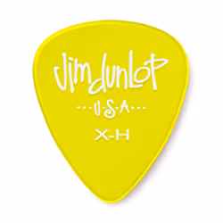 Dunlop Manufacturing 486RXH, Jaune, Monochromatique, Standard, Extra lourd/épais, 24 pièce(s)