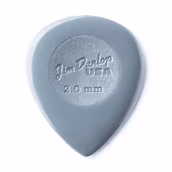Dunlop Manufacturing 445R200 médiator 24 pièce(s) Nylon Gris