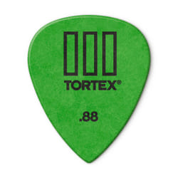 Dunlop Manufacturing Tortex TIII médiator 12 pièce(s) Vert