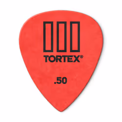 Dunlop Manufacturing Tortex TIII, Rouge, Monochromatique, Jazz, 0,5 mm, 72 pièce(s)
