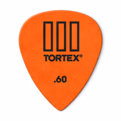 Dunlop Manufacturing Tortex TIII, Orange, Monochromatique, Jazz, 0,6 mm, 72 pièce(s)