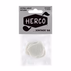 Dunlop Manufacturing HEV209P médiator 6 pièce(s) Nylon Blanc