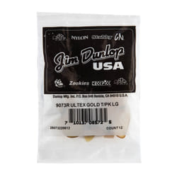 Dunlop Manufacturing 9073R médiator 12 pièce(s) Plastique Beige