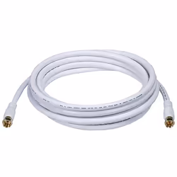 Monoprice 6315, 3 m, RG6 F Type, RG6 F Type, Blanc