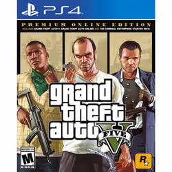 Take-Two Interactive Grand Theft Auto V: Premium Online Edition, PS4, PlayStation 4, Mode Multiplayer, M (Mature)