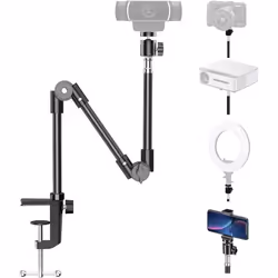 Support Caméra - KDD - Pliable Flexible - Charge 16kg - Compatible Universel - Noir