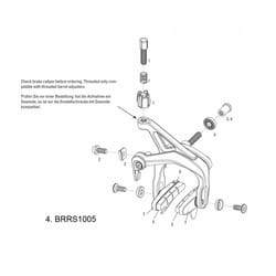 Etrier de frein Sram Rival/Force Brake Center Nut Set