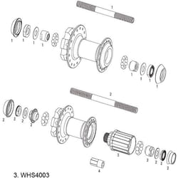 Kit corps de cassette Sram MTH 406