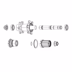 Corps de roue-libre Zipp 30/60 Seal/Spacer