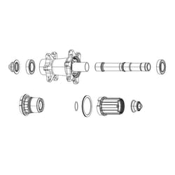 Corps de roue-libre Zipp 30/60 Seal/Spacer