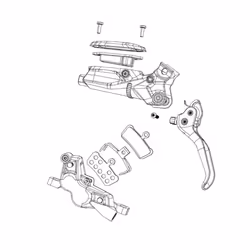 Pièces Sram Lever Blade Alum V2 - Guide Rs Qty 1